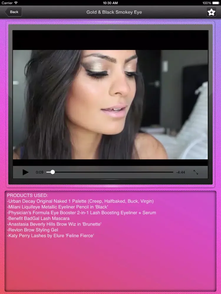 Beautiful eyes: Free video tutorials, tips and cases makeup eye for girls iPad स्क्रीनशॉट