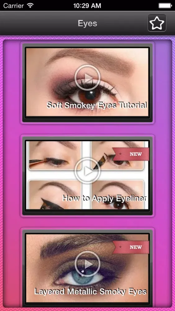 Beautiful eyes: Free video tutorials, tips and cases makeup eye for girls स्क्रीनशॉट
