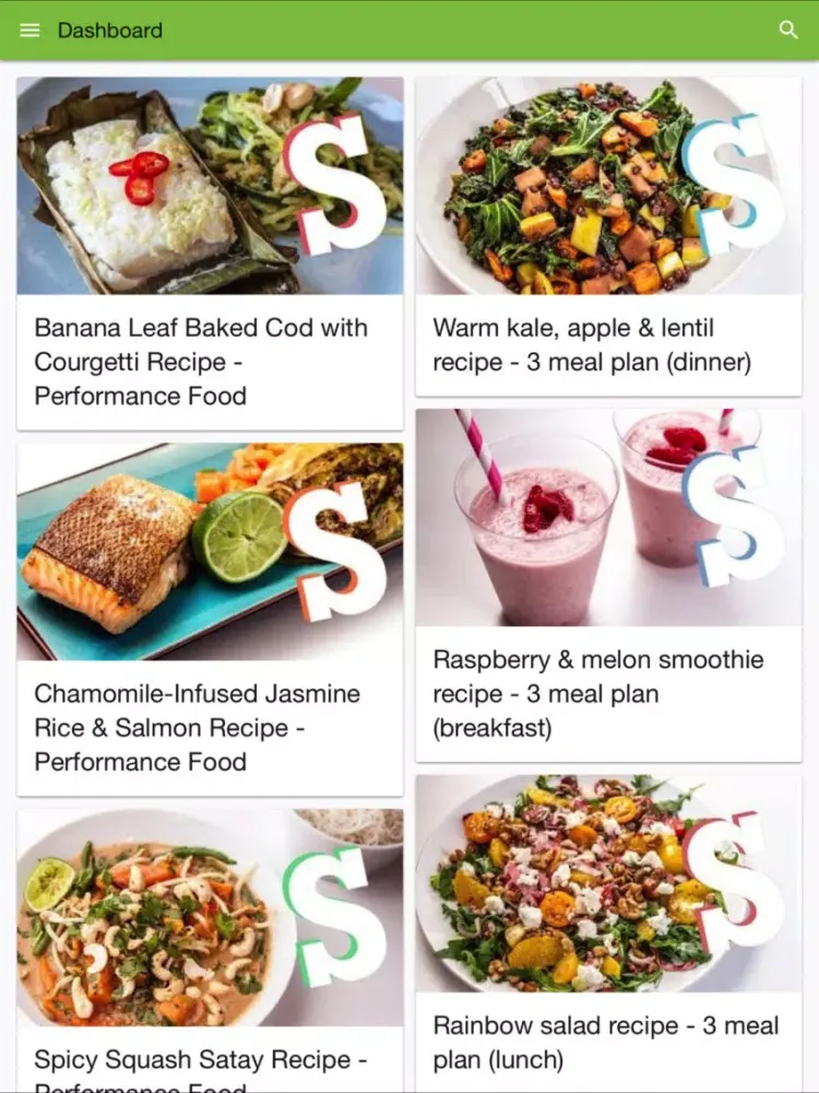 Скриншоты Video healthy recipes for weight loss - cookbook iPad 
