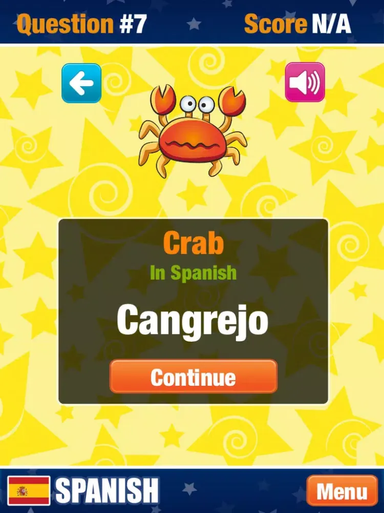 Tangkapan layar Learn Spanish Game iPad 