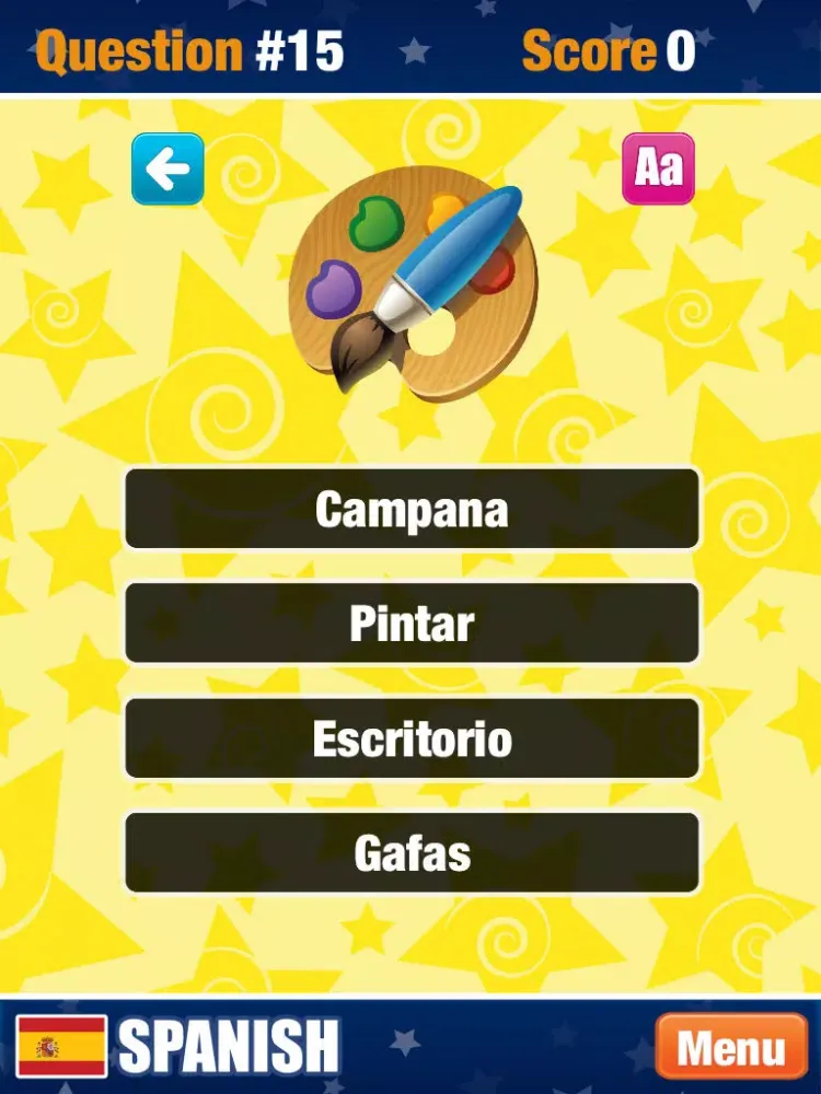 Tangkapan layar Learn Spanish Game iPad 