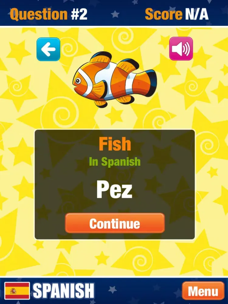 Tangkapan layar Learn Spanish Game iPad 