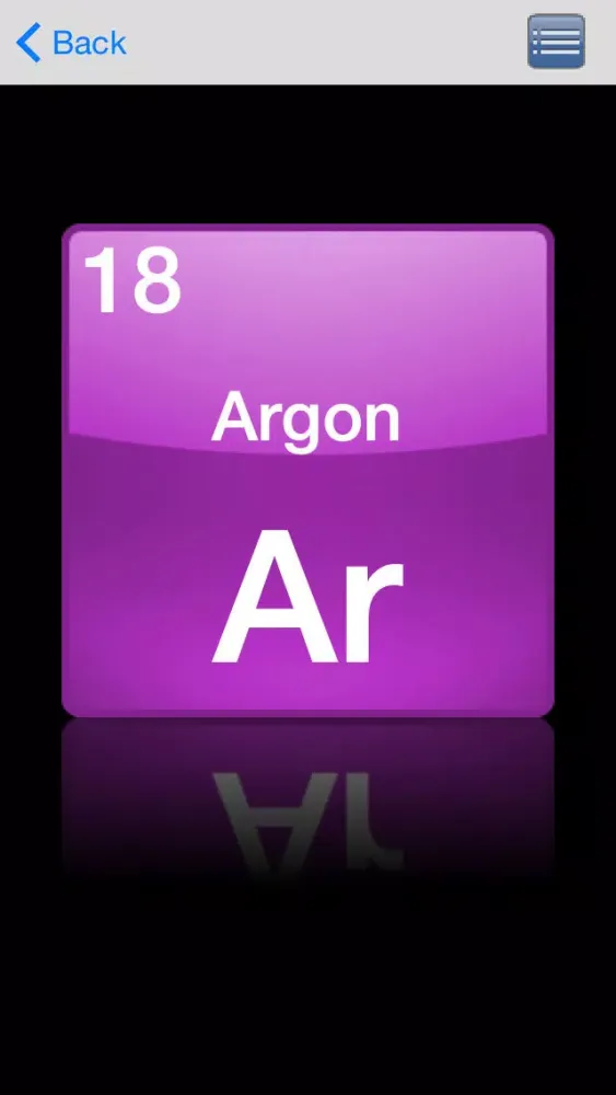 Zrzuty ekranu Periodic Table - Pocket Chemistry.