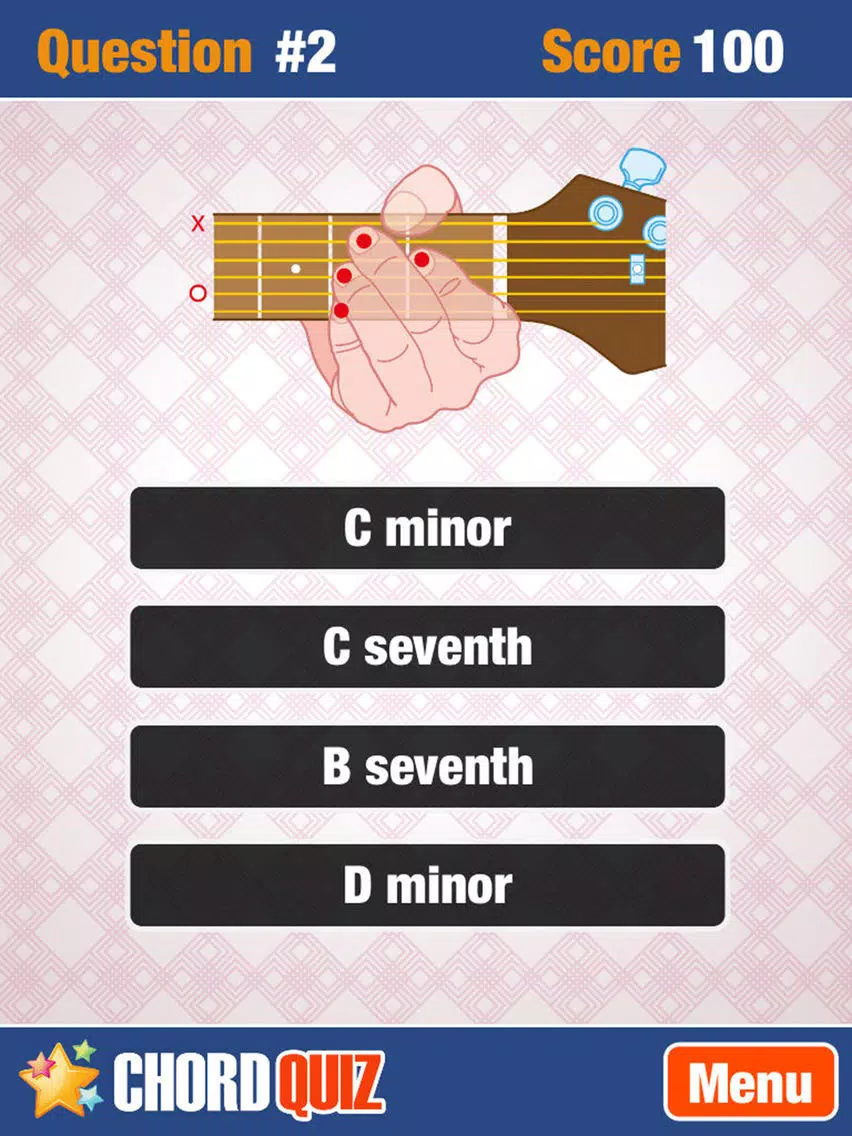 Guitar Chords Game iPad  스크린샷