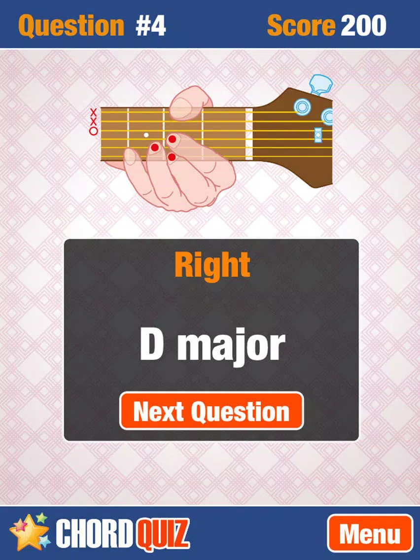 Guitar Chords Game iPad  스크린샷