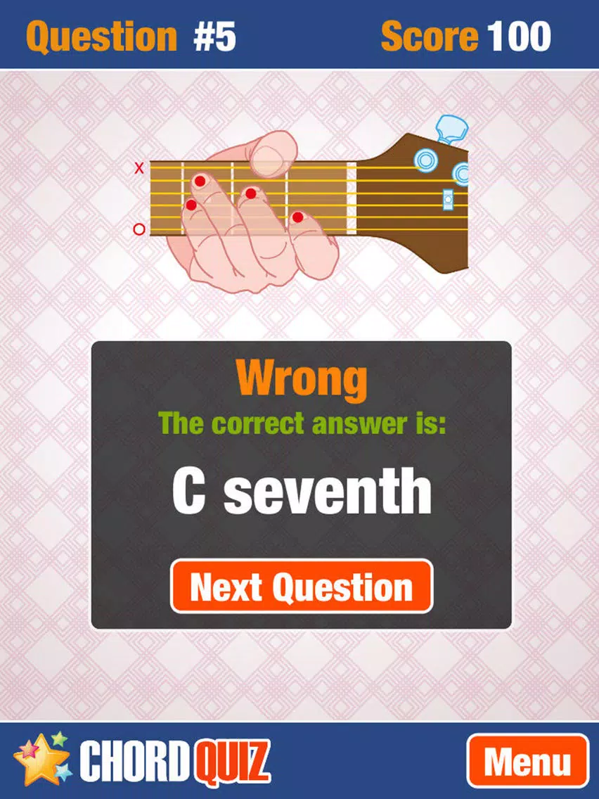 Guitar Chords Game iPad  스크린샷