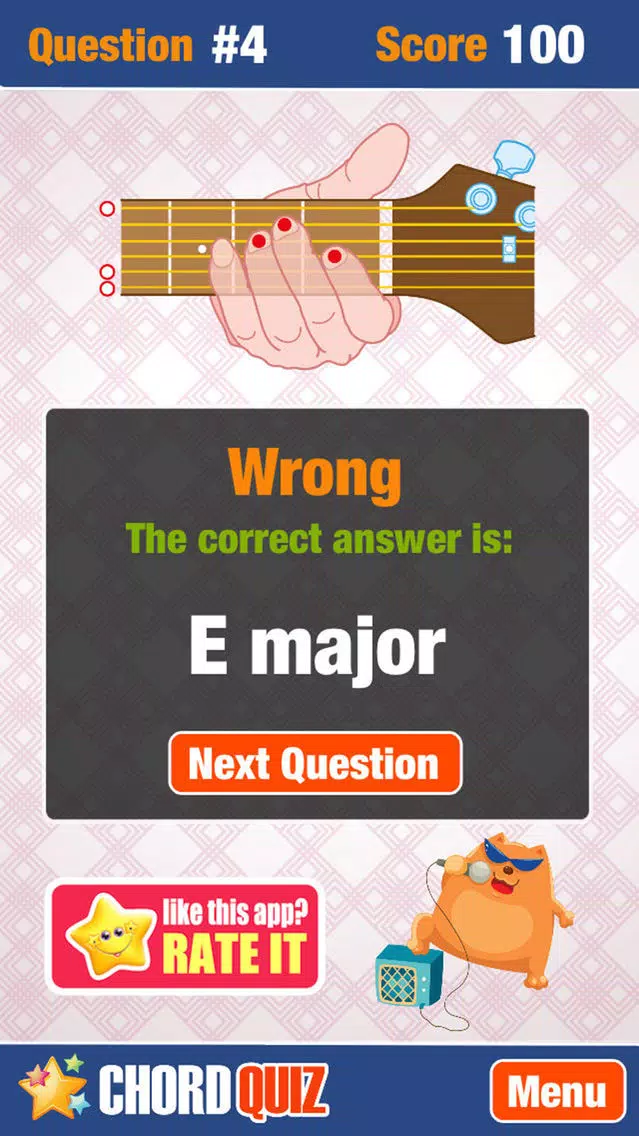 Guitar Chords Game 스크린샷