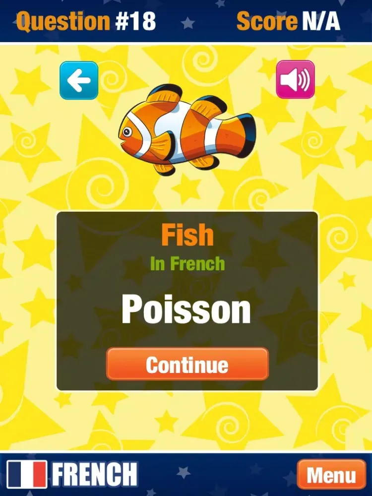 French for Kids and Beginners - Educational app with Flashcards and Words iPad  Screenshots
