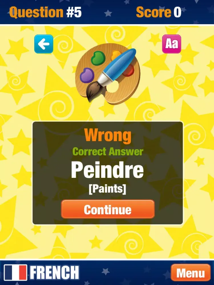 French for Kids and Beginners - Educational app with Flashcards and Words iPad  Screenshots