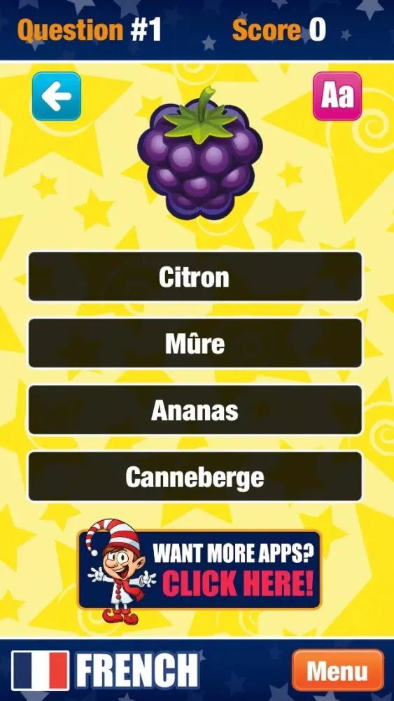 French for Kids and Beginners - Educational app with Flashcards and Words Screenshots