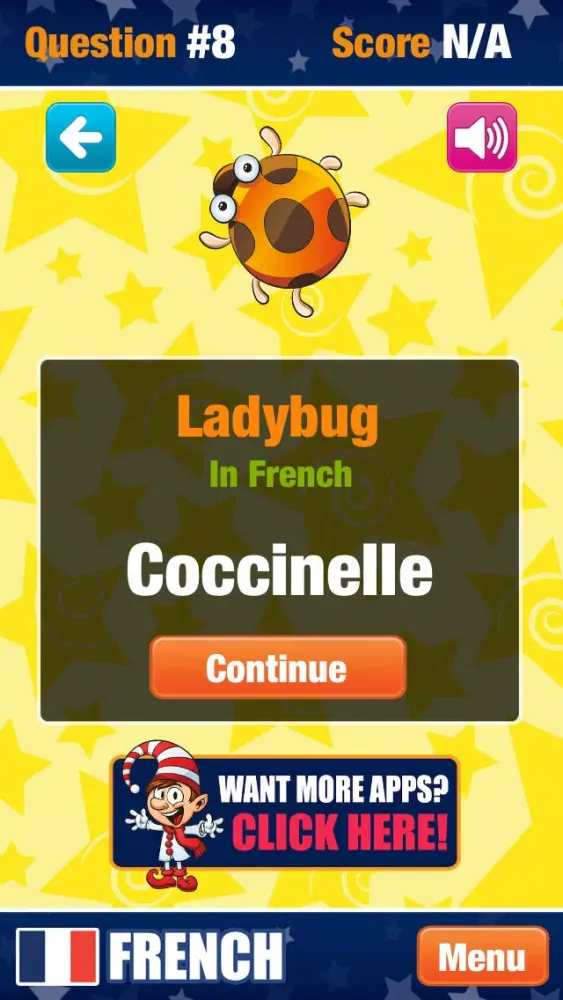 French for Kids and Beginners - Educational app with Flashcards and Words Screenshots
