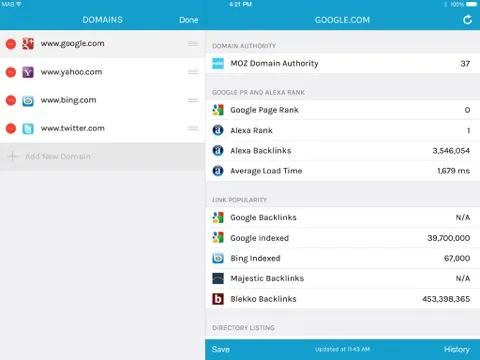 Capturas de pantalla de iSEO - SEO Audit Tool iPad 
