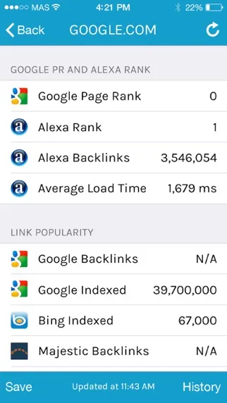 Capturas de pantalla de iSEO - SEO Audit Tool
