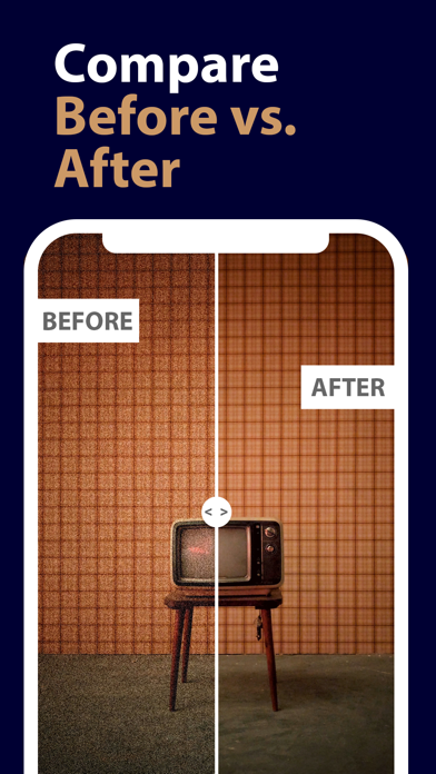 Capturas de tela do Photo Enhancer AI