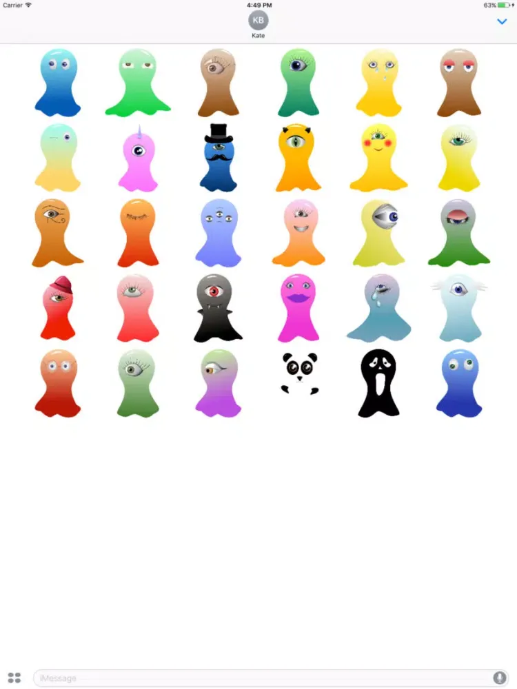 Screenshot di See You - Happy Stickers iPad 