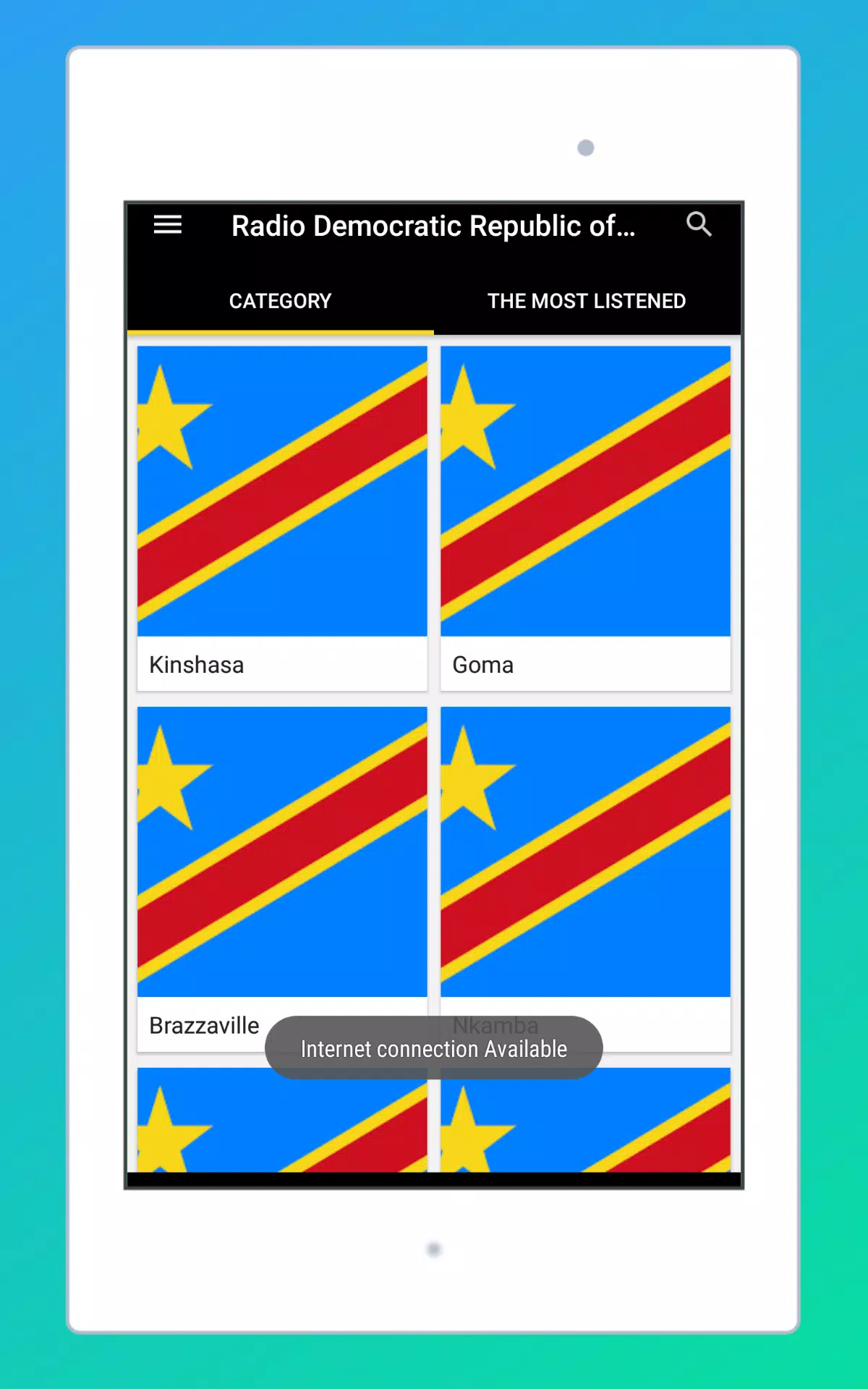 Radio Democratic Congo Online Screenshots