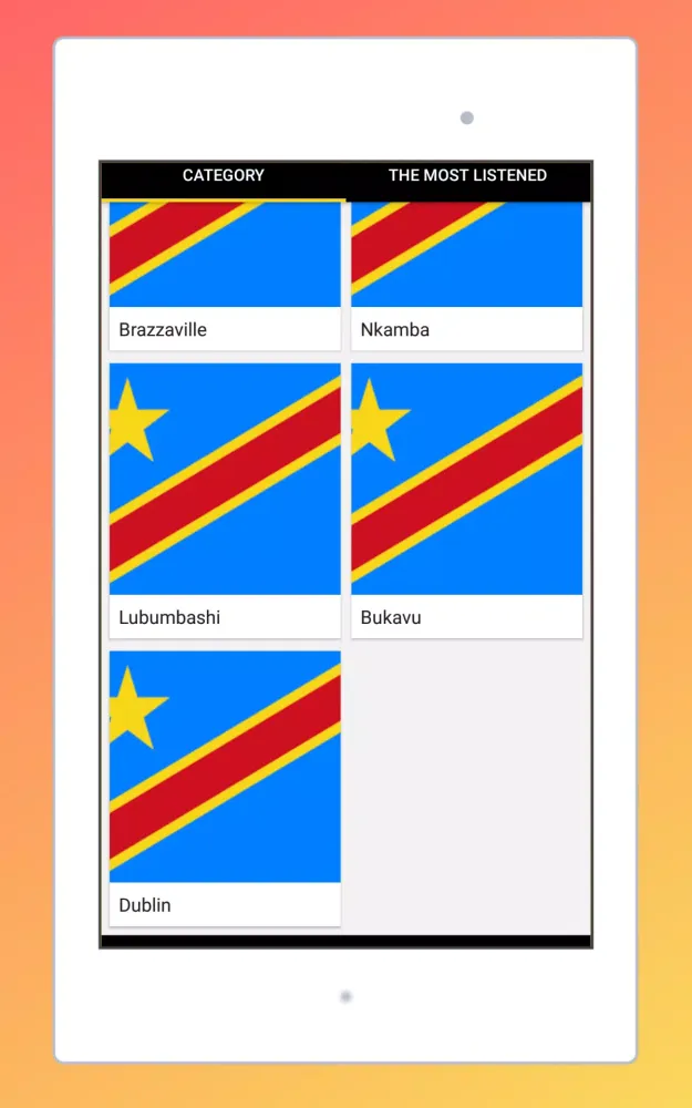 Radio Democratic Congo Online 스크린샷