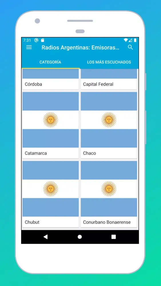 Скриншоты Radio Argentina + Radio Online