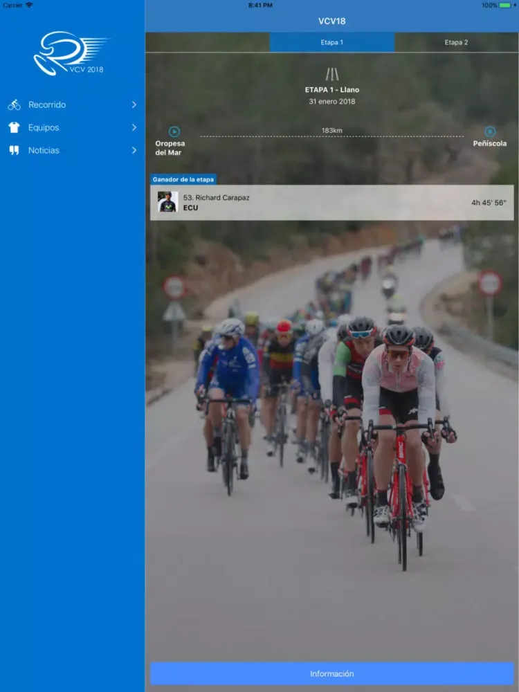Zrzuty ekranu VCV20 - Vuelta CV iPad 