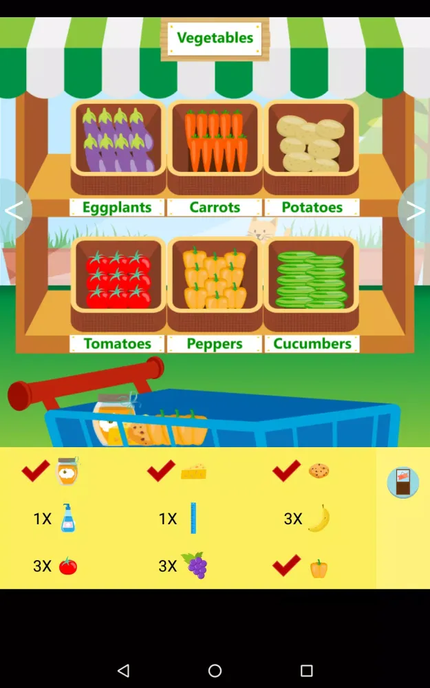 Capturas de tela do Supermarket - Learn & Play