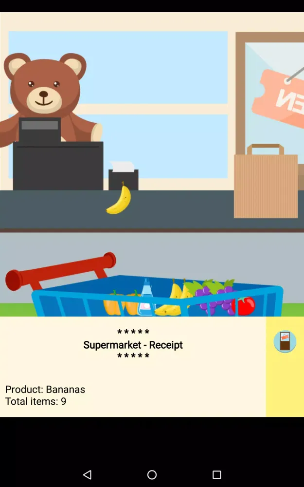 Capturas de tela do Supermarket - Learn & Play