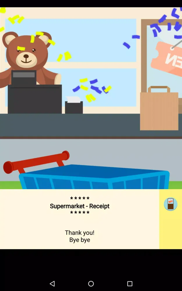 Capturas de tela do Supermarket - Learn & Play