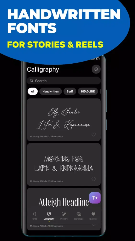 Tangkapan layar Leto・Add Text to Photos