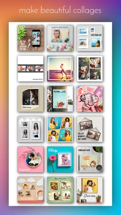 Collage Design – Photo Editor Screenshots
