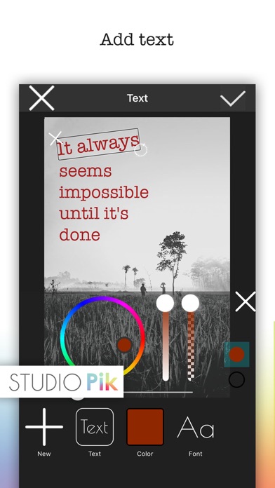 ภาพหน้าจอของ Studio Pik – photo editor