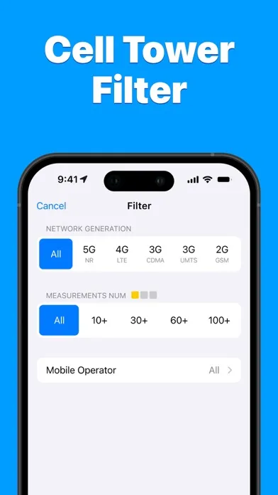 Zrzuty ekranu Cell Tower Locator 5G Finder
