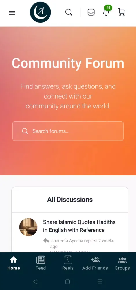 Alfafaa Connect Screenshots