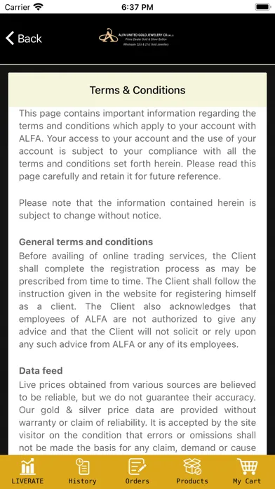 Alfa United Gold应用截图