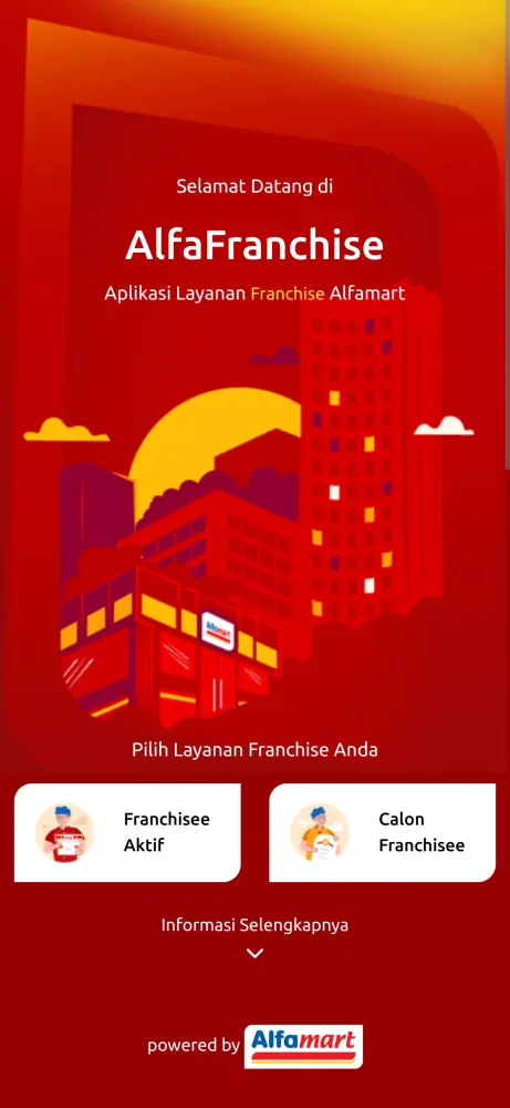 Tangkapan layar ALFA Franchise