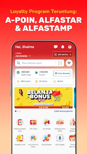 Capturas de pantalla de Alfagift: Buy Groceries Online