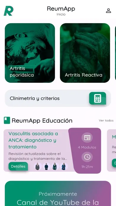 ReumApp Ekran Görüntüleri
