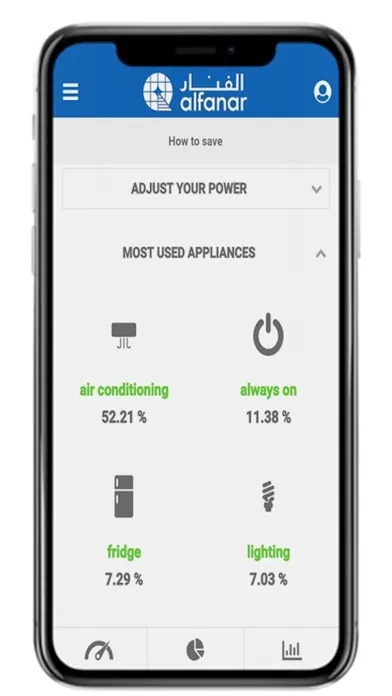 alfanar Home Energy سکرین شاٹس