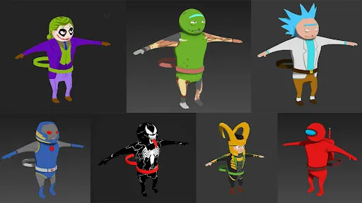 تصاویر Monsters Gang 3D: beast fights