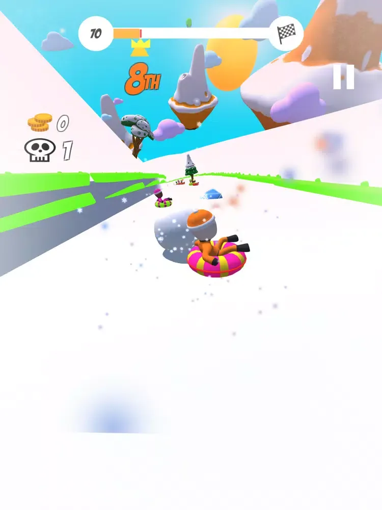 Snoube Racing : Frozen Rings iPad  स्क्रीनशॉट