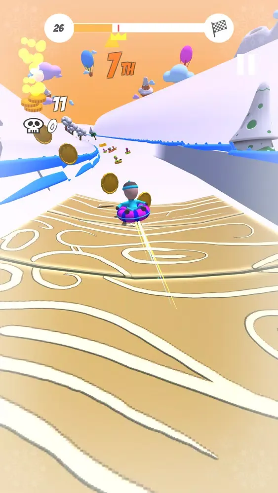 Snoube Racing : Frozen Rings स्क्रीनशॉट