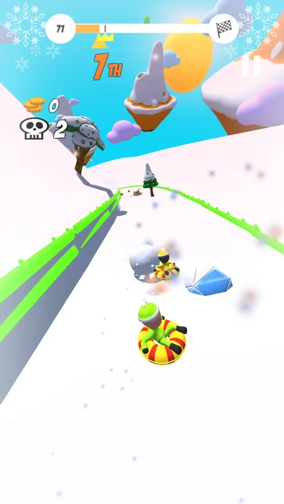 Snoube Racing : Frozen Rings स्क्रीनशॉट