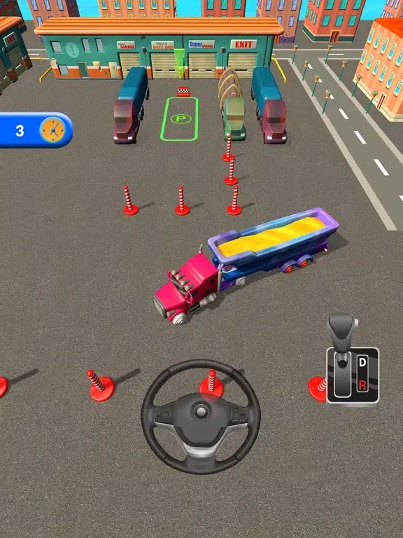 ภาพหน้าจอของ Parking Zone 3D iPad 