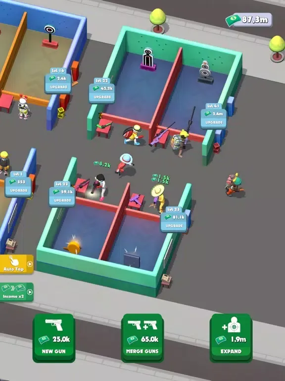 Shooting Area - Idle Clicker iPad  স্ক্রিনশট
