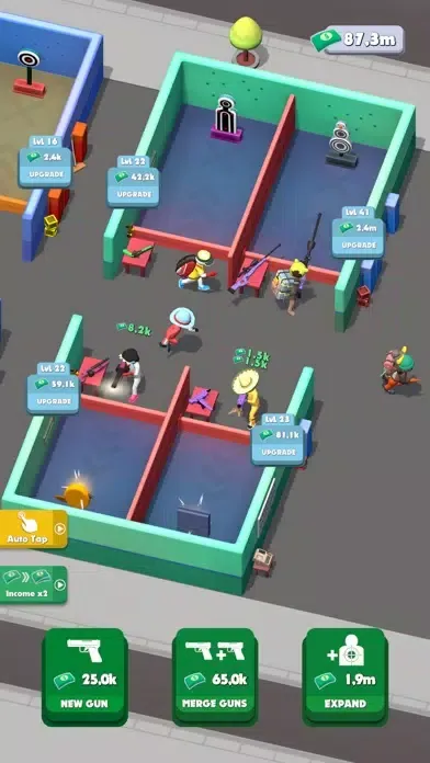 Shooting Area - Idle Clicker স্ক্রিনশট