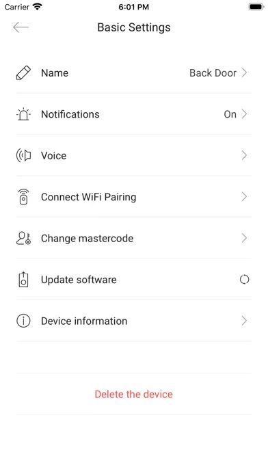 Alfred Home Screenshots