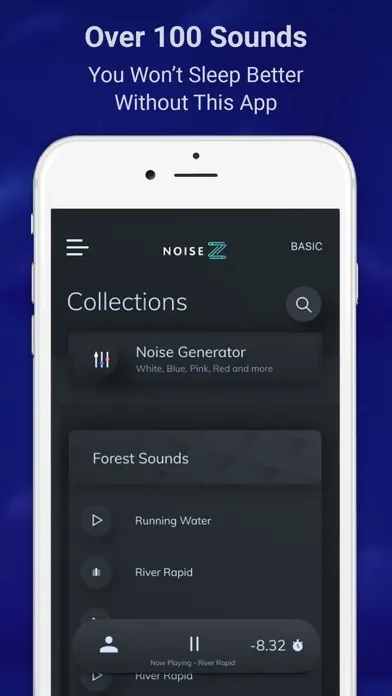 Capturas de pantalla de NoiseZ: Soothing Sleep Sounds