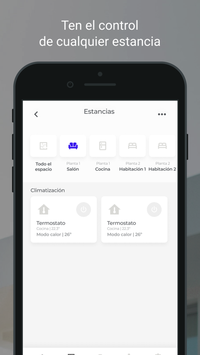 Tangkapan layar Alfred Smart App