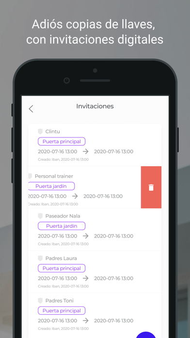 Tangkapan layar Alfred Smart App