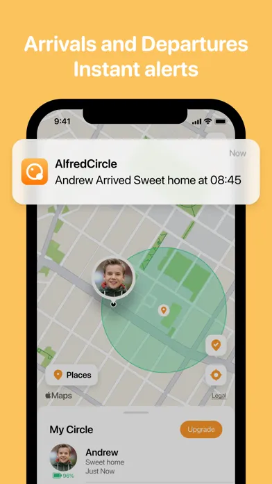 AlfredCircle: Location Tracker应用截图