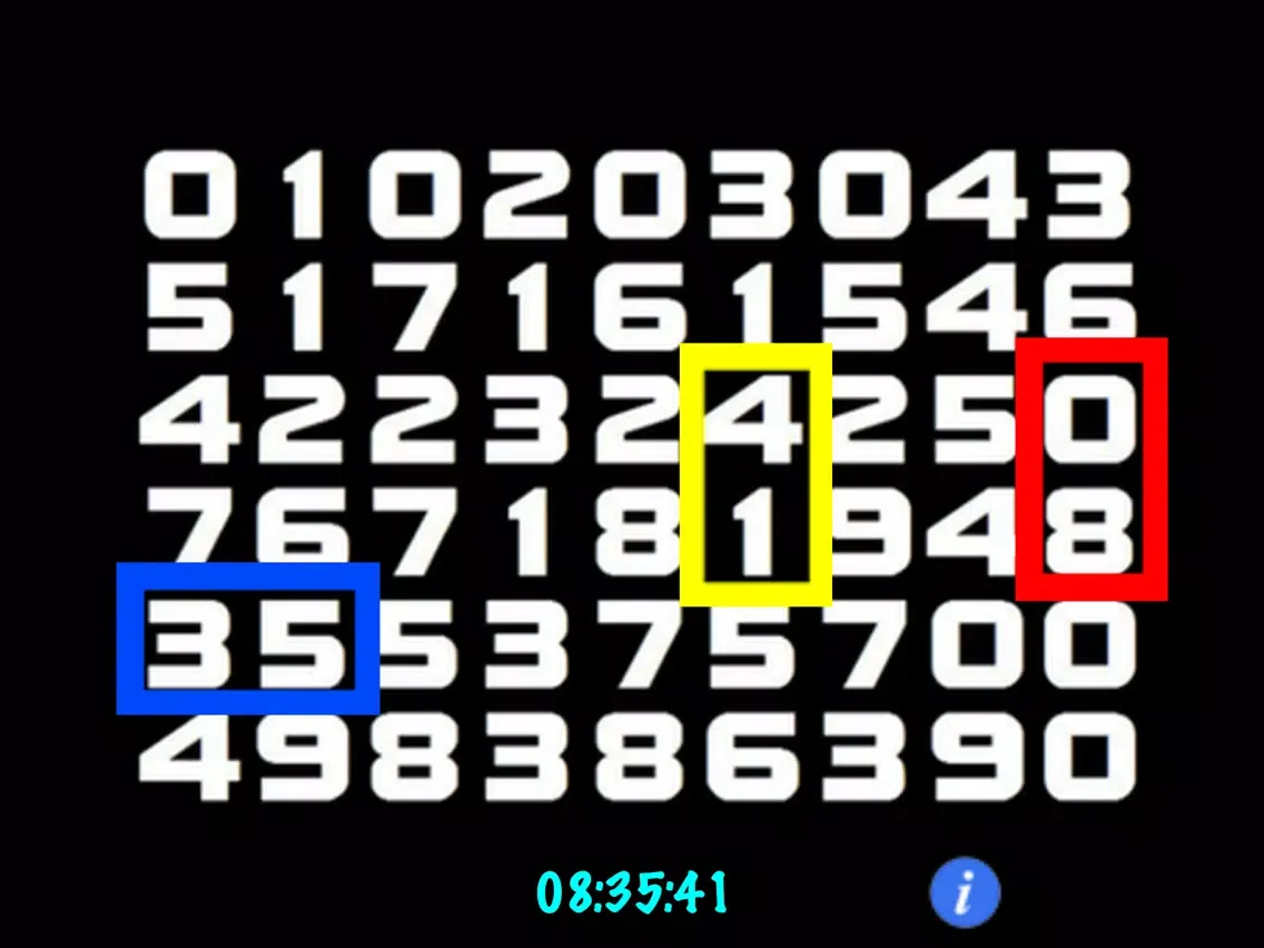 Tangkapan layar PuzzClock iPad 