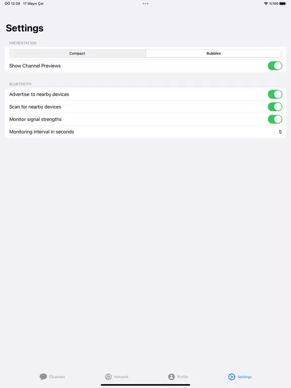 Скриншоты Bluezone Messaging App iPad 